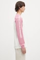 AAPE top a maniche lunghe in cotone Now Long rosa AAPLTM1541XXN
