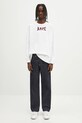 AAPE longsleeve bawełniany Main Long AAPLTM1544XXN biały