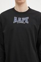 AAPE longsleeve bawełniany Main Long czarny AAPLTM1544XXN