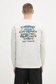 Abbigliamento AAPE top a maniche lunghe in cotone Basic Long AAPLTM1560XXN grigio