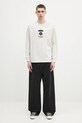 AAPE top a maniche lunghe in cotone Basic Long AAPLTM1560XXN grigio