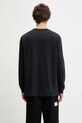 Clothing Maison Kitsuné cotton longsleeve top Bold Fox Head Patch Comfort LM00109KJ0118 black