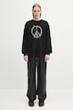 Aries bluza bawełniana Peace Press Gothic Waffle LS Tee AR6003903