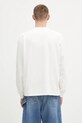 Oblečenie Bavlnené tričko s dlhým rukávom Aries Faded Cola LS Tee AR6265203 biela