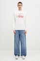 Aries longsleeve bawełniany Faded Cola LS Tee AR6265203 biały