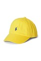 Дитяча бавовняна кепка Polo Ralph Lauren бавовна жовтий 322785653062