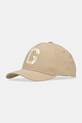 Дитяча бавовняна кепка Guess аплікація бежевий L5RZ06.WO08O.PPYA