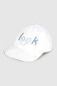 Otroška bombažna bejzbolska kapa Mayoral Potisk bela 10883.3G.Baby.PPYA