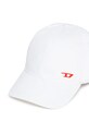 Хлопчик Дитяча бавовняна кепка Diesel FENSID HAT J02127 білий