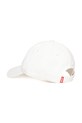 Дитяча бавовняна кепка Diesel FCGUS HAT J02133 білий SS25