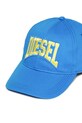 Хлопчик Дитяча бавовняна кепка Diesel FCGUS HAT J02133 блакитний