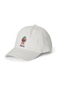 Бавовняна бейсболка Polo Ralph Lauren аплікація білий 323963969001