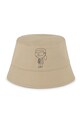 Karl Lagerfeld pălărie reversibilă din bumbac pentru copii cu modele alb Z30575