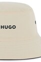 Дитячий двосторонній бавовняний капелюх HUGO G00309