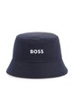 Chłopiec BOSS kapelusz dwustronny dziecięcy J52267 beżowy