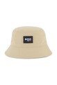 Dječji pamučni šešir BOSS natpis bež J51690