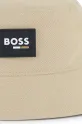 Дитяча бавовняна панама BOSS бежевий J51690