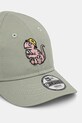 New Era șapcă din bumbac pentru copii NEW ERA 60595411 verde SS25