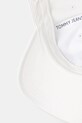 Tommy Jeans șapcă de baseball din bumbac AW0AW16992 alb SS25