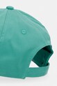 Аксесоари Tommy Jeans шапка с козирка дамска от памук AW0AW16991 тюркоазен