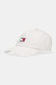 Хлопковая кепка Tommy Jeans аппликация бежевый AW0AW16991