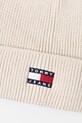 Бавовняна шапка Tommy Jeans AW0AW17358 бежевий SS25