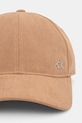 Menčestrová baseballová čiapka Calvin Klein K60K612894 béžová SS25