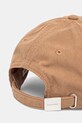 Akcesoria Calvin Klein czapka z daszkiem sztruksowa K60K612894 beżowy
