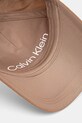 Calvin Klein czapka z daszkiem sztruksowa beżowy K60K612894
