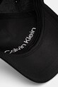 Вельветова кепка Calvin Klein чорний K60K612894