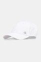 Calvin Klein czapka z daszkiem bawełniana aplikacja biały K60K613102