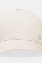 Bavlněná baseballová čepice Calvin Klein K60K613102 béžová SS25