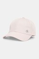 Памучна шапка с козирка Calvin Klein памук розов K60K613102