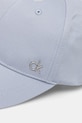 Бавовняна бейсболка Calvin Klein K60K613102 блакитний SS25