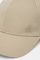 Bavlněná baseballová čepice Calvin Klein K60K613102 béžová SS25
