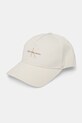 Šiltovka Calvin Klein Jeans nášivka biela K60K613056