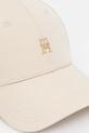 Bavlněná baseballová čepice Tommy Hilfiger AW0AW16843 béžová SS25