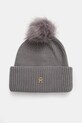 Tommy Hilfiger czapka z domieszką wełny z domieszką wełny szary AW0AW16848