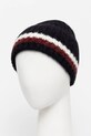 Accesorii Tommy Hilfiger caciula din amestec de lana AW0AW16849 bleumarin