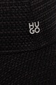 HUGO czapka z daszkiem 50533417 czarny SS25