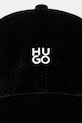 HUGO czapka z daszkiem 50533418 czarny SS25