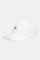 HUGO czapka z daszkiem bawełniana Ally-ME bawełna biały 50533427