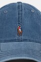Бавовняна бейсболка Polo Ralph Lauren 211967367 блакитний SS25