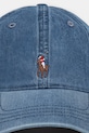 Pamučna kapa sa šiltom Polo Ralph Lauren 211967367 plava SS25