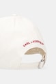 Akcesoria Karl Lagerfeld czapka z daszkiem A1W33159 beżowy