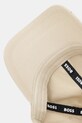 BOSS berretto da baseball in cotone beige 50533348