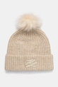 Karl Lagerfeld berretto misto lana beige A1W33103