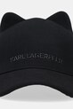 Вълнена шапка с козирка Karl Lagerfeld A1W33198 черен SS25