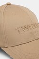 Бавовняна бейсболка Twinset 251TA4280 бежевий SS25