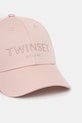 Бавовняна бейсболка Twinset 251TO5450 рожевий SS25